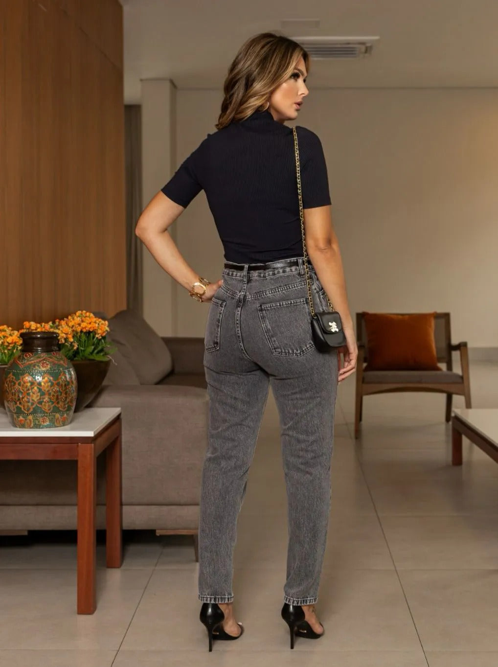 Blusa Perla Malha Canelada