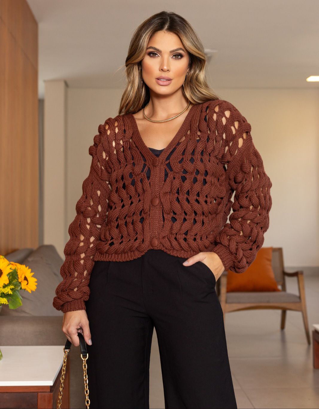 Casaco Larissa Tricot