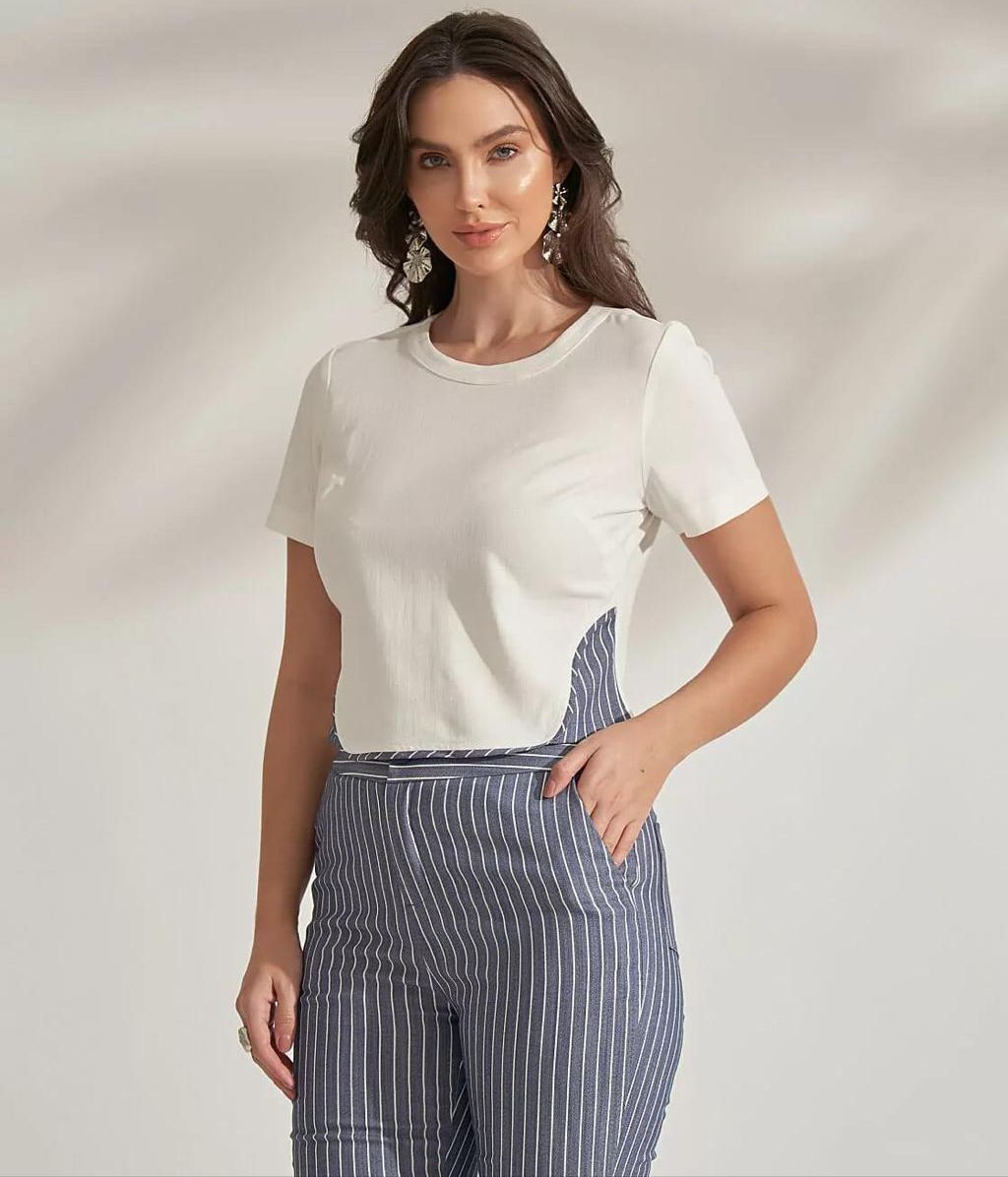 Conjunto Keila Sarja Listrado