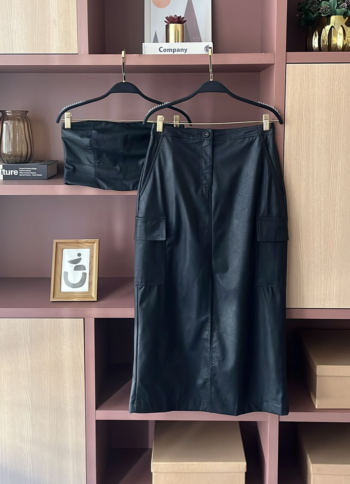 Conjunto Mariana Couro Eco