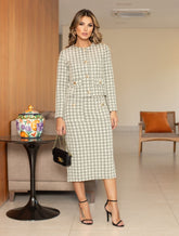 Conjunto Vanessa Malha Tweed